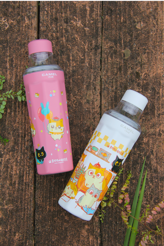 【香港CAMEL駱駝牌】黃阿瑪聯名 FLOW 53 系列陶瓷內膽隨行保溫瓶/ 530ml【買就送矽膠杯刷】