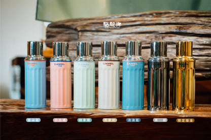 【香港CAMEL駱駝牌】122 系列真空玻璃內膽保溫瓶/ 450ml/限定版金【買就送矽膠杯刷】