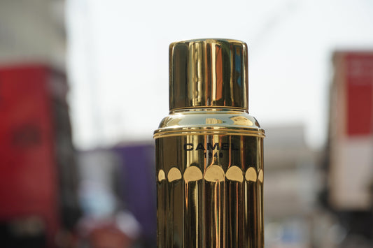 【香港CAMEL駱駝牌】122 系列真空玻璃內膽保溫瓶/ 450ml/限定版金【買就送矽膠杯刷】