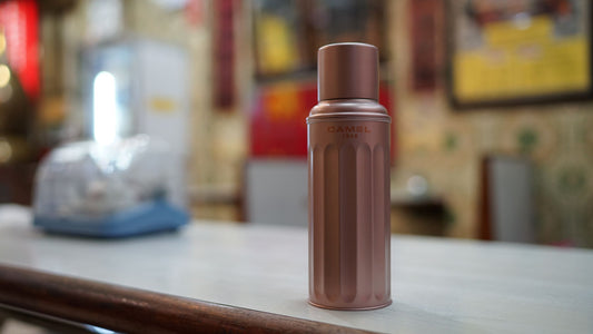 【香港CAMEL駱駝牌】122 SIGNATURE系列真空玻璃內膽保溫瓶/ 450ml/鐵玫瑰