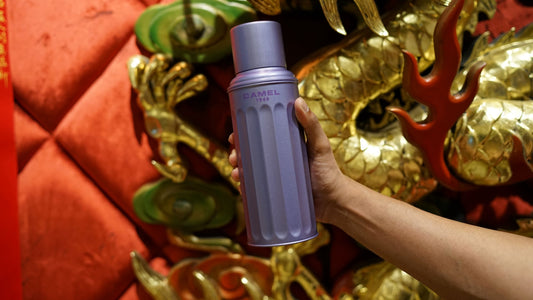 【香港CAMEL駱駝牌】122 SIGNATURE系列真空玻璃內膽保溫瓶/ 450ml/星空紫