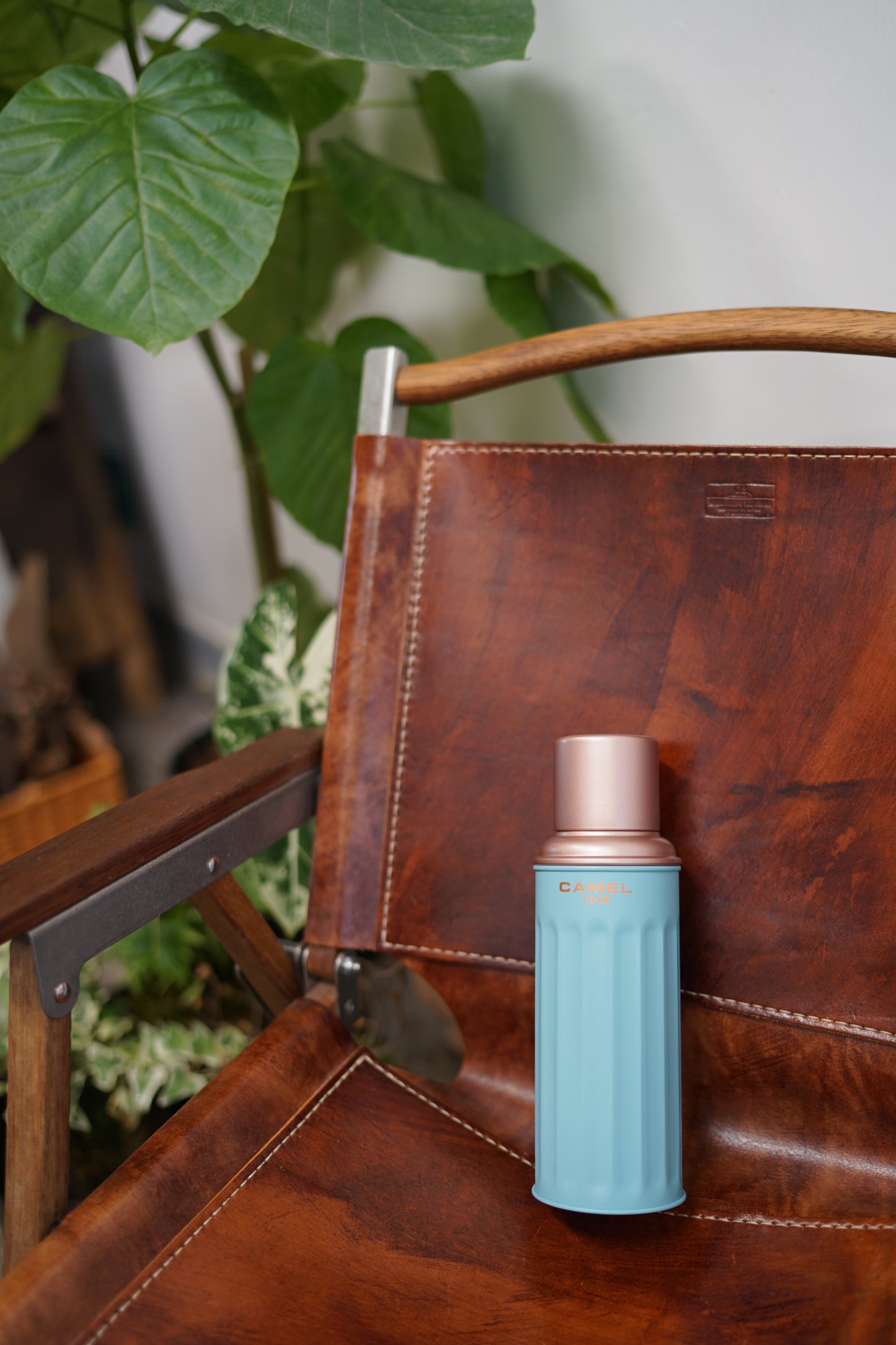 【香港CAMEL駱駝牌】122 系列真空玻璃內膽保溫瓶/ 450ml/蒂芬妮玫瑰金-台灣限定色【買就送矽膠杯刷】