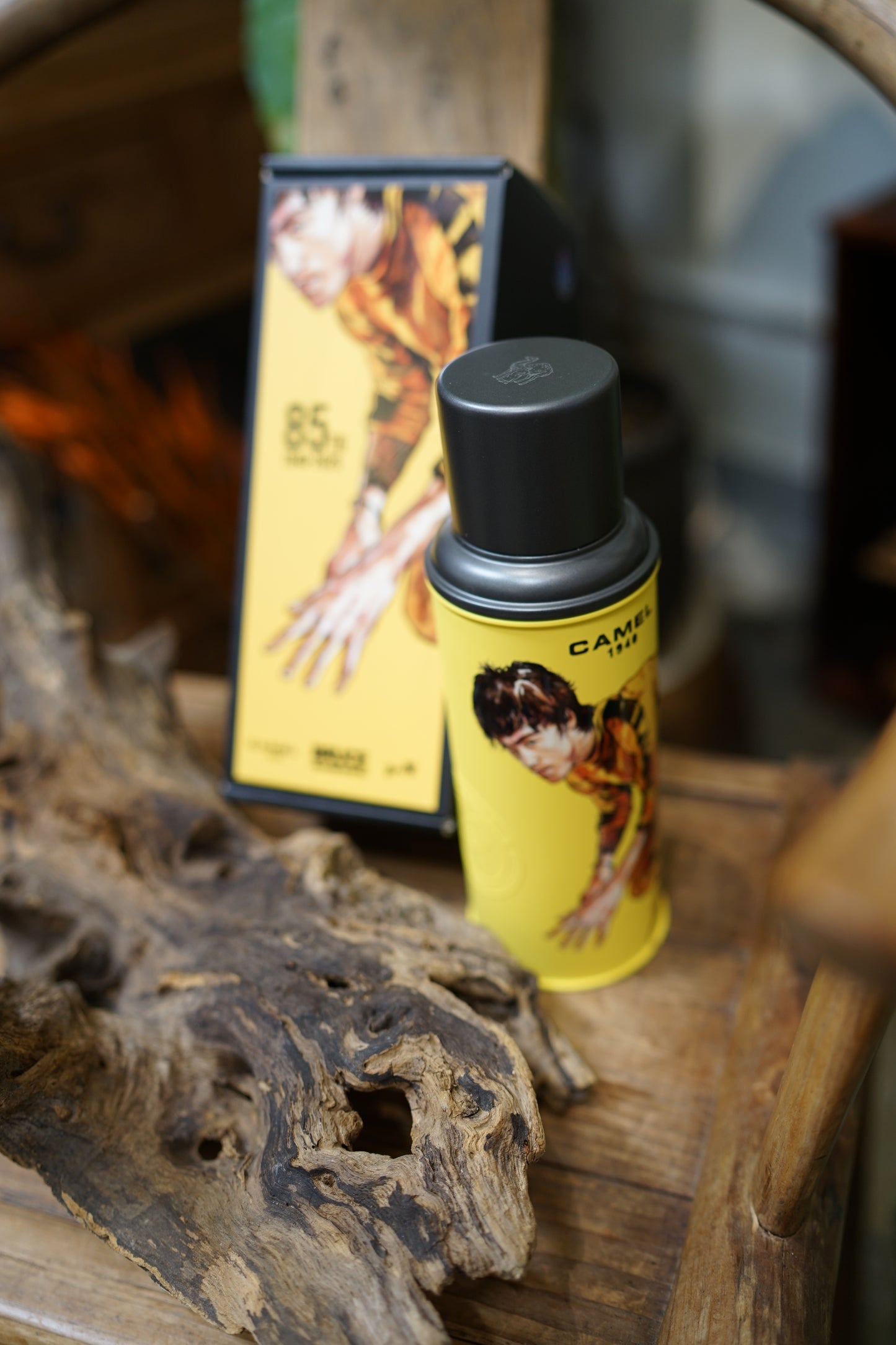 【香港CAMEL駱駝牌】116 系列真空玻璃內膽保溫瓶/ 450ml/李小龍85 週年紀念版【買就送矽膠杯刷】