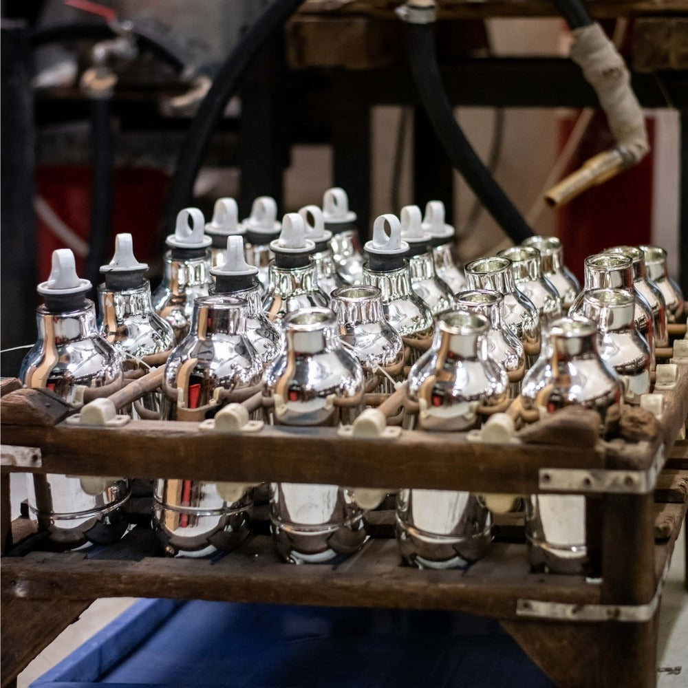 【香港CAMEL駱駝牌】122 系列真空玻璃內膽保溫瓶/ 450ml/黑銀【買就送矽膠杯刷】